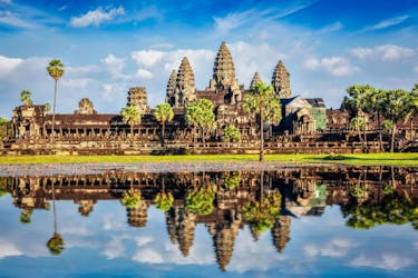 Angkor-tempels van een hele dag en tour naar het Tonle-meer